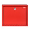 Adiroffice Wall Mountable Large Steel  Drop Box, PK2 ADI631-03-RED-2pk